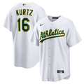Athletics Nick Kurtz White Home Replica Player Jersey product image 1, provided for visual reference and product detail