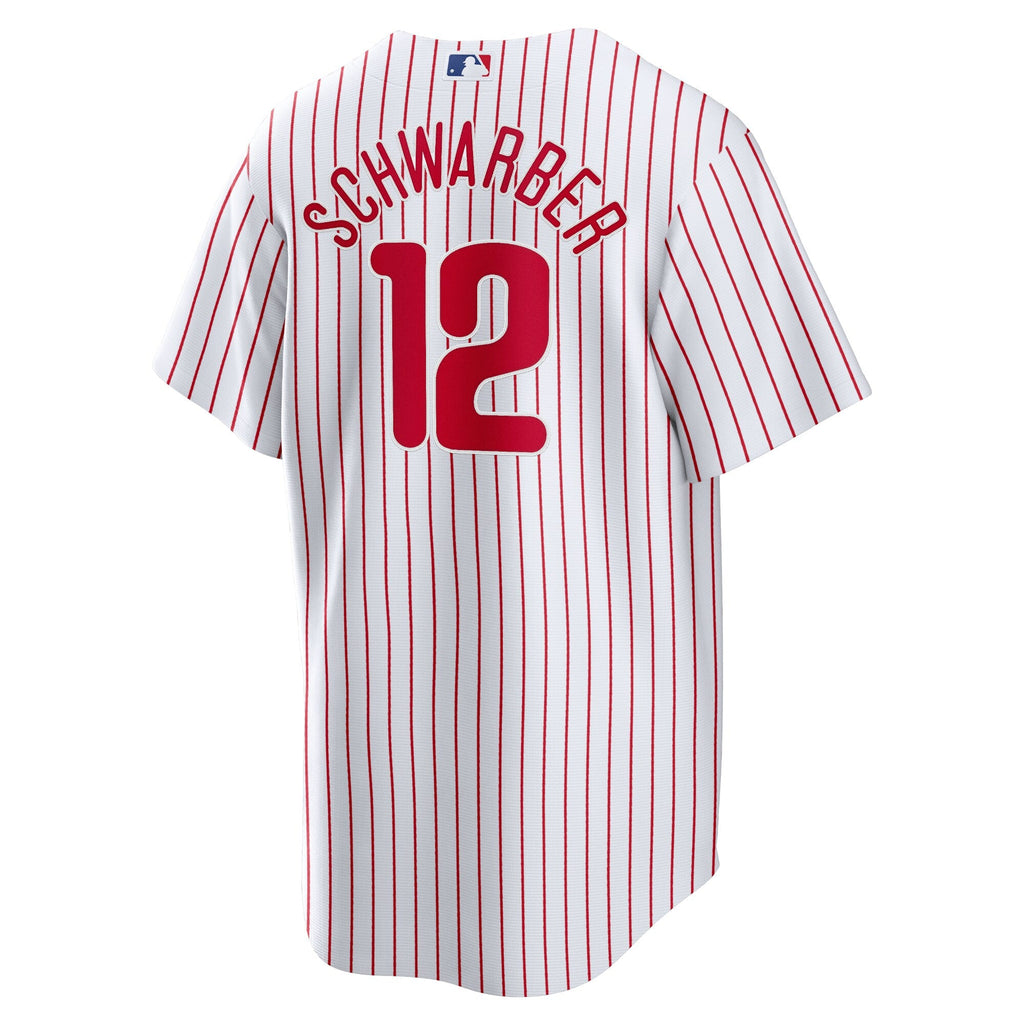 Philadelphia Phillies Kyle Schwarber White Replica Player Jersey product image 4, provided for visual reference and product