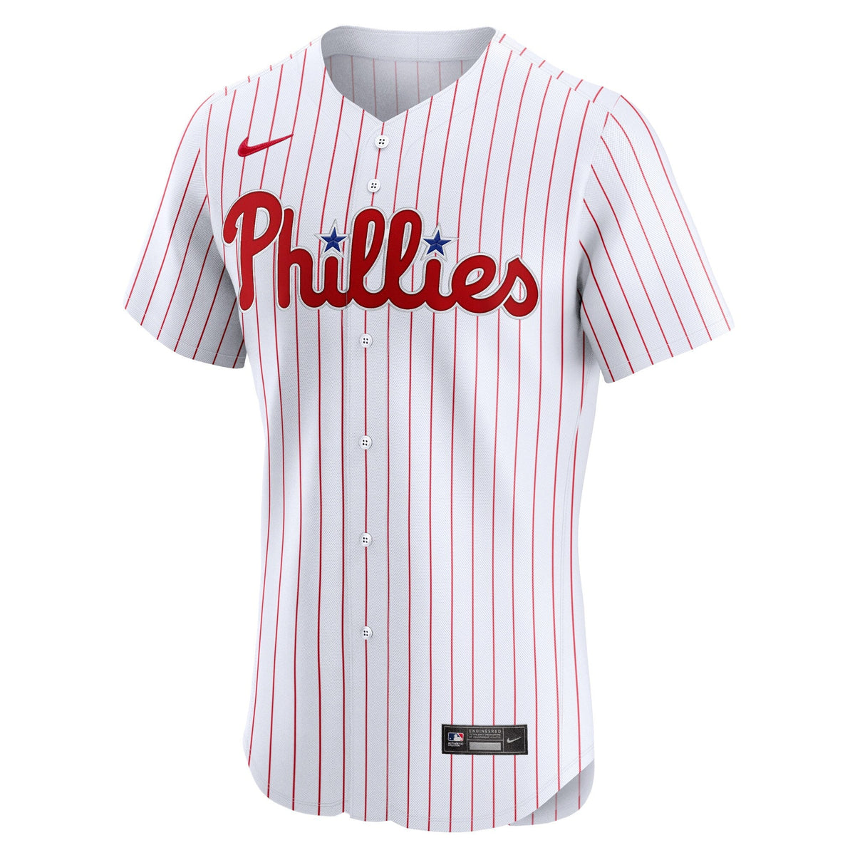 Philadelphia Phillies White Home Elite Jersey product image 3, provided for visual reference and product detail review