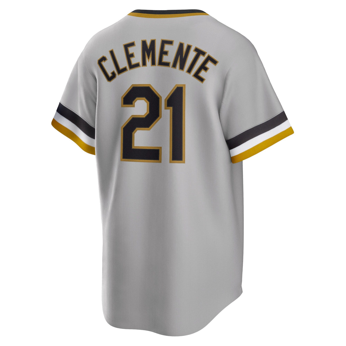 Pittsburgh Pirates Roberto Clemente Gray Road Cooperstown Collection Player Jersey product image 4, provided for visual