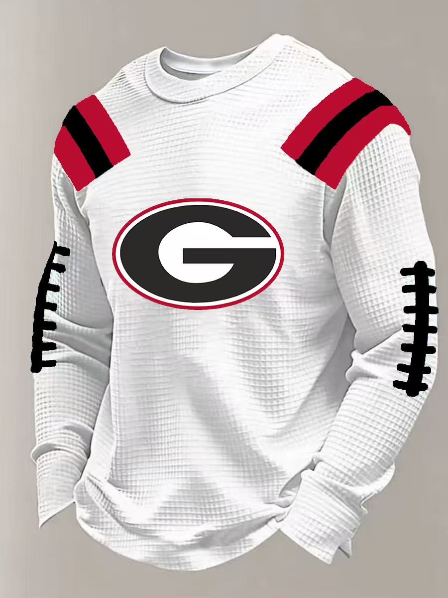 Georgia Bulldogs official NCAA long sleeve thermal shirt product image 1