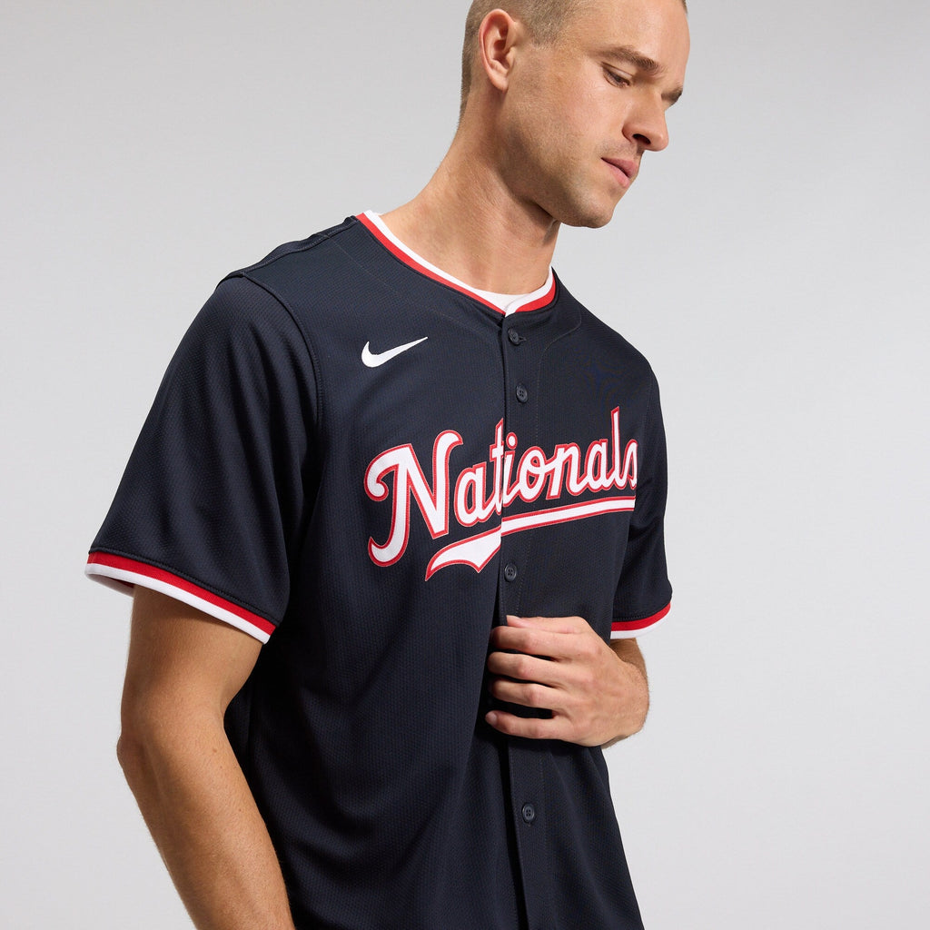 Washington Nationals James Wood Navy Alternate Limited Player Jersey product image 11, provided for visual reference and