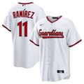 Cleveland Guardians José Ramírez White Home Replica Jersey product image 1, provided for visual reference and product detail