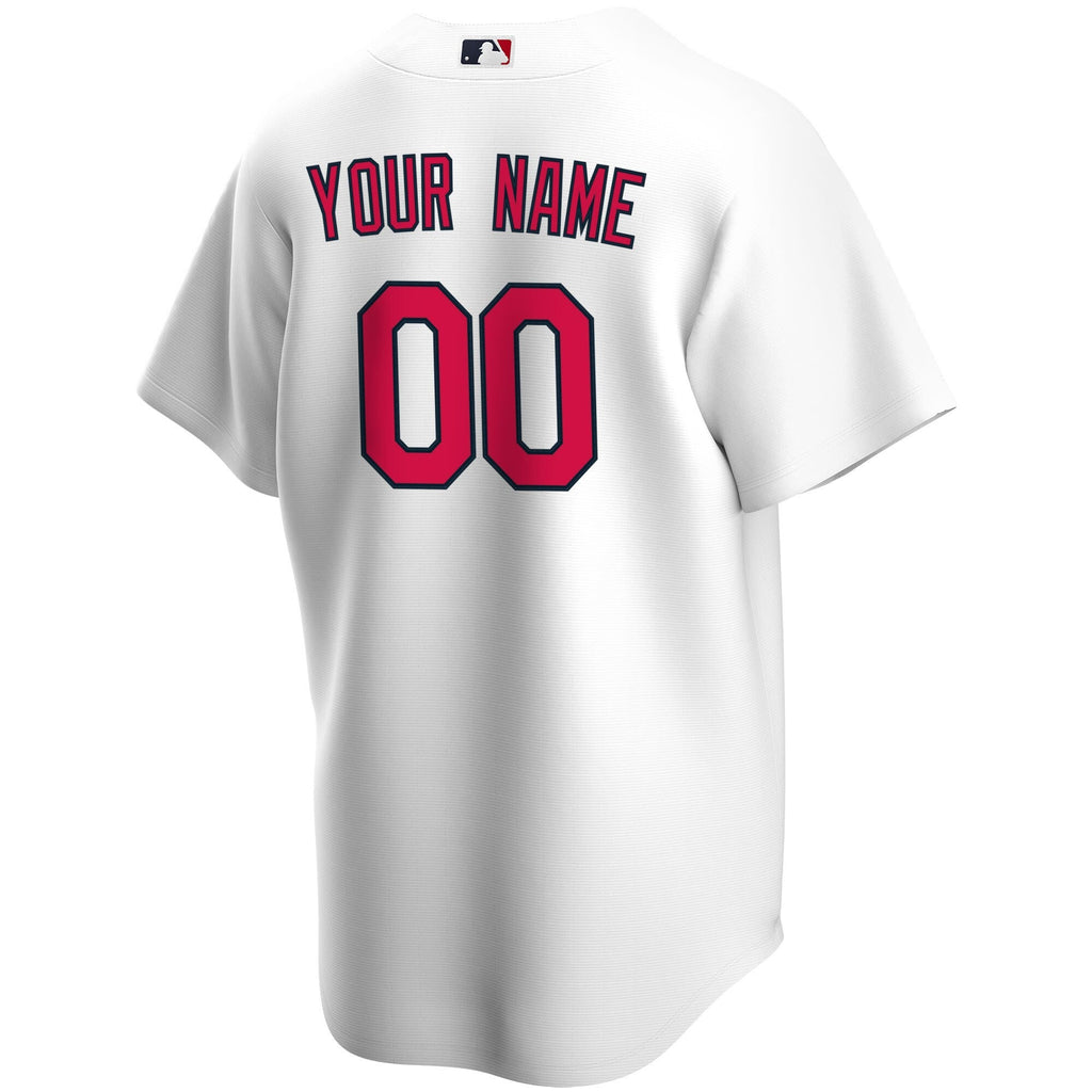 St. Louis Cardinals White Home Replica Custom Jersey product image 4, provided for visual reference and product detail review