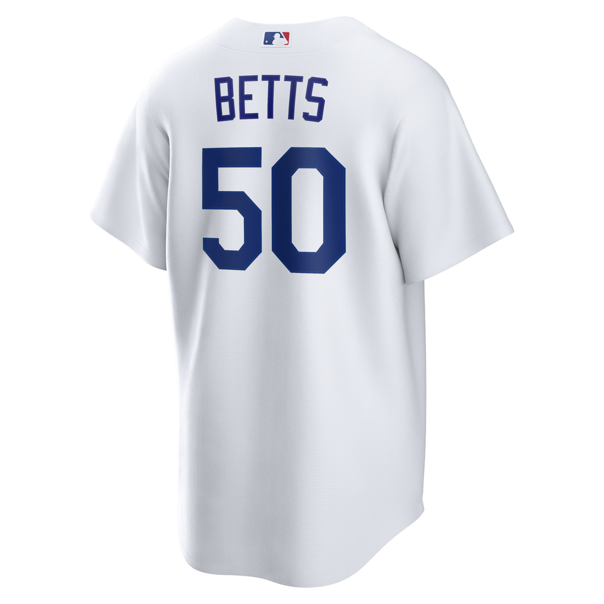 Los Angeles Dodgers Mookie Betts White Home Replica Jersey product image 4, provided for visual reference and product detail