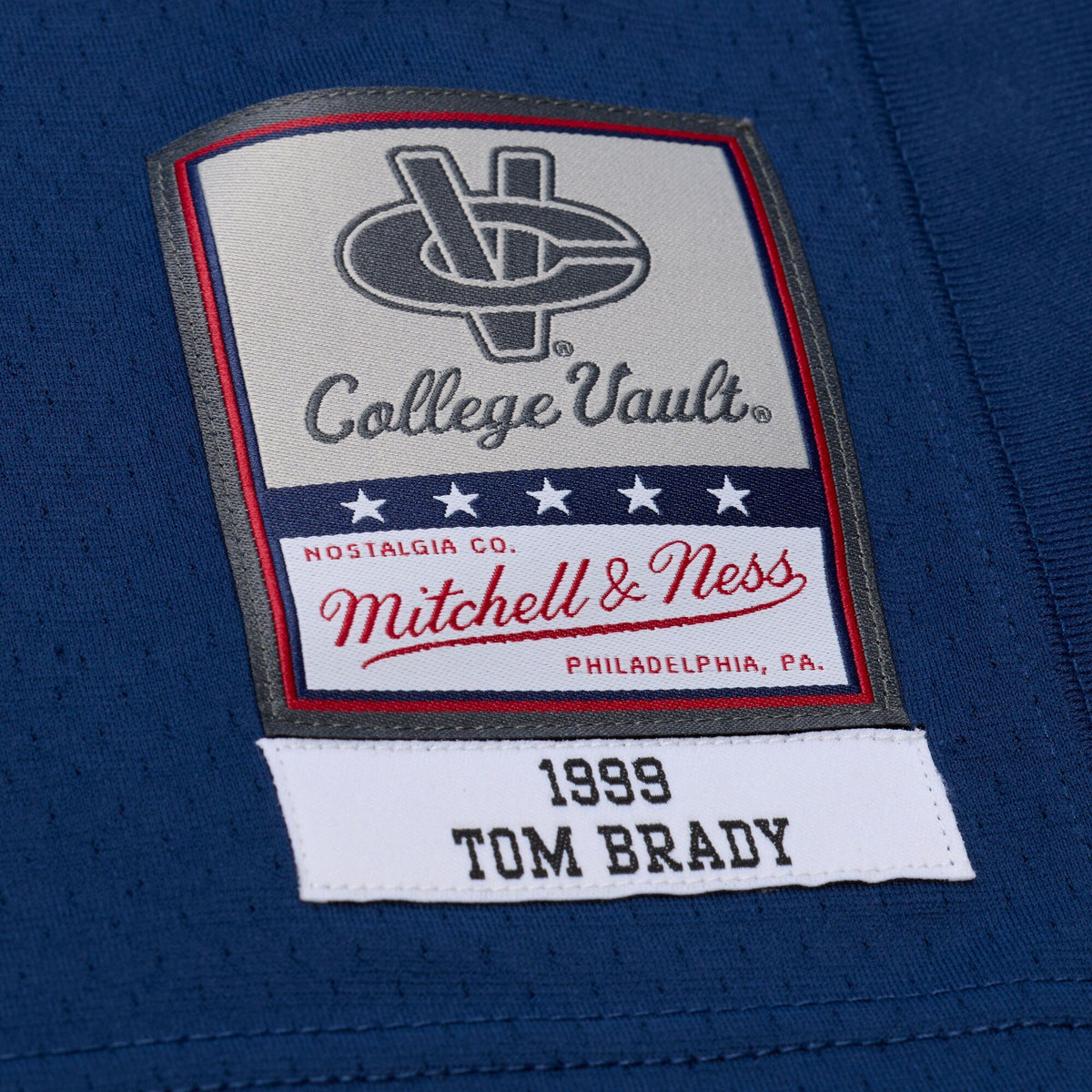 Tom Brady Navy Michigan Wolverines 1999 College Vault Jersey product image 5, provided for visual reference and product