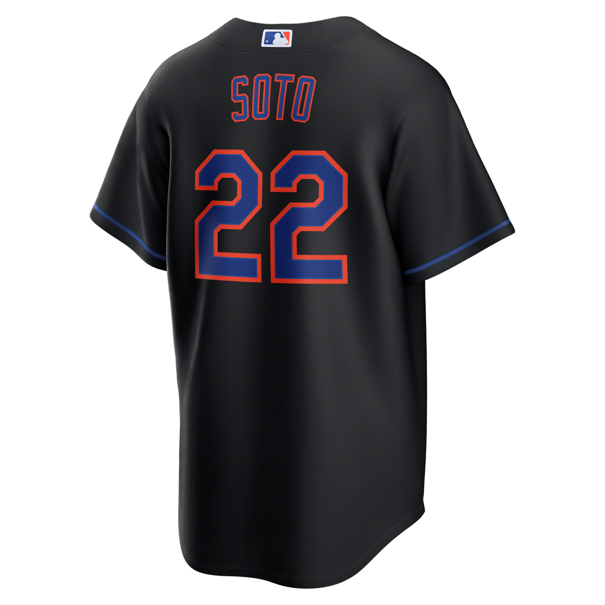New York Mets Juan Soto Black Alternate Replica Jersey product image 4, provided for visual reference and product detail