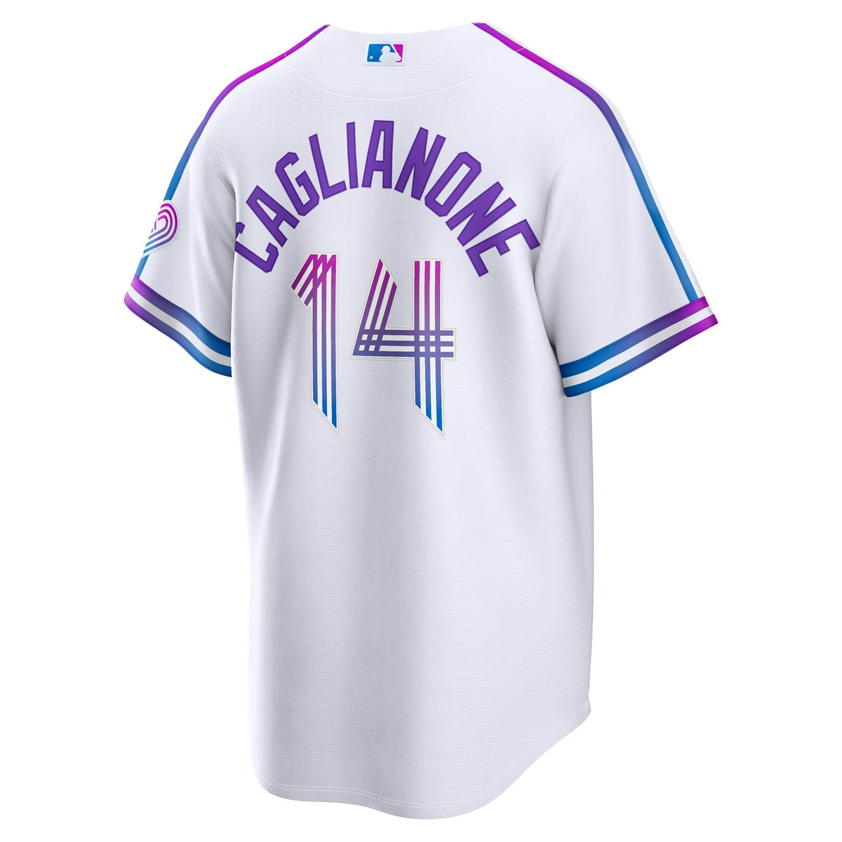 Kansas City Royals Jac Caglianone White 2026 City Connect Stadium Jersey product image 4, provided for visual reference and