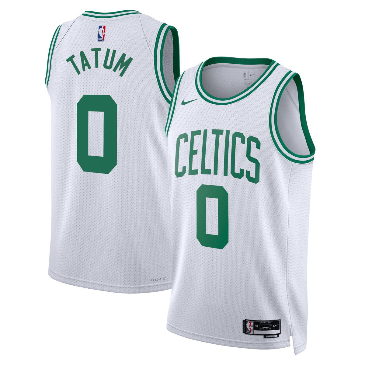 Boston Celtics Association Edition Swingman Jersey - White - Jayson Tatum product image 1, provided for visual reference and