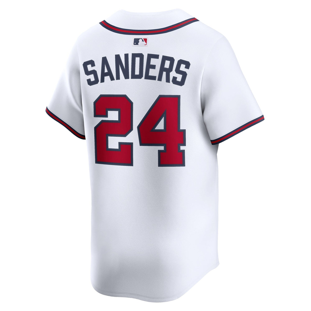 Atlanta Braves Deion Sanders White Limited Player Jersey product image 4, provided for visual reference and product detail