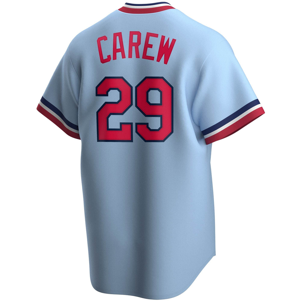 Minnesota Twins Rod Carew Light Blue Road Cooperstown Collection Player Jersey product image 4, provided for visual