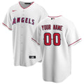 Los Angeles Angels White Home Replica Custom Jersey product image 1, provided for visual reference and product detail review