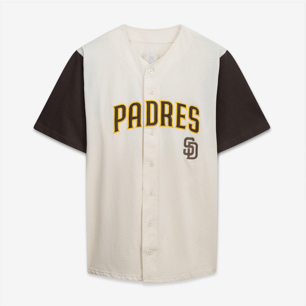San Diego Padres Cream/Brown Big & Tall Two-Color Fashion Jersey product image 3, provided for visual reference and product