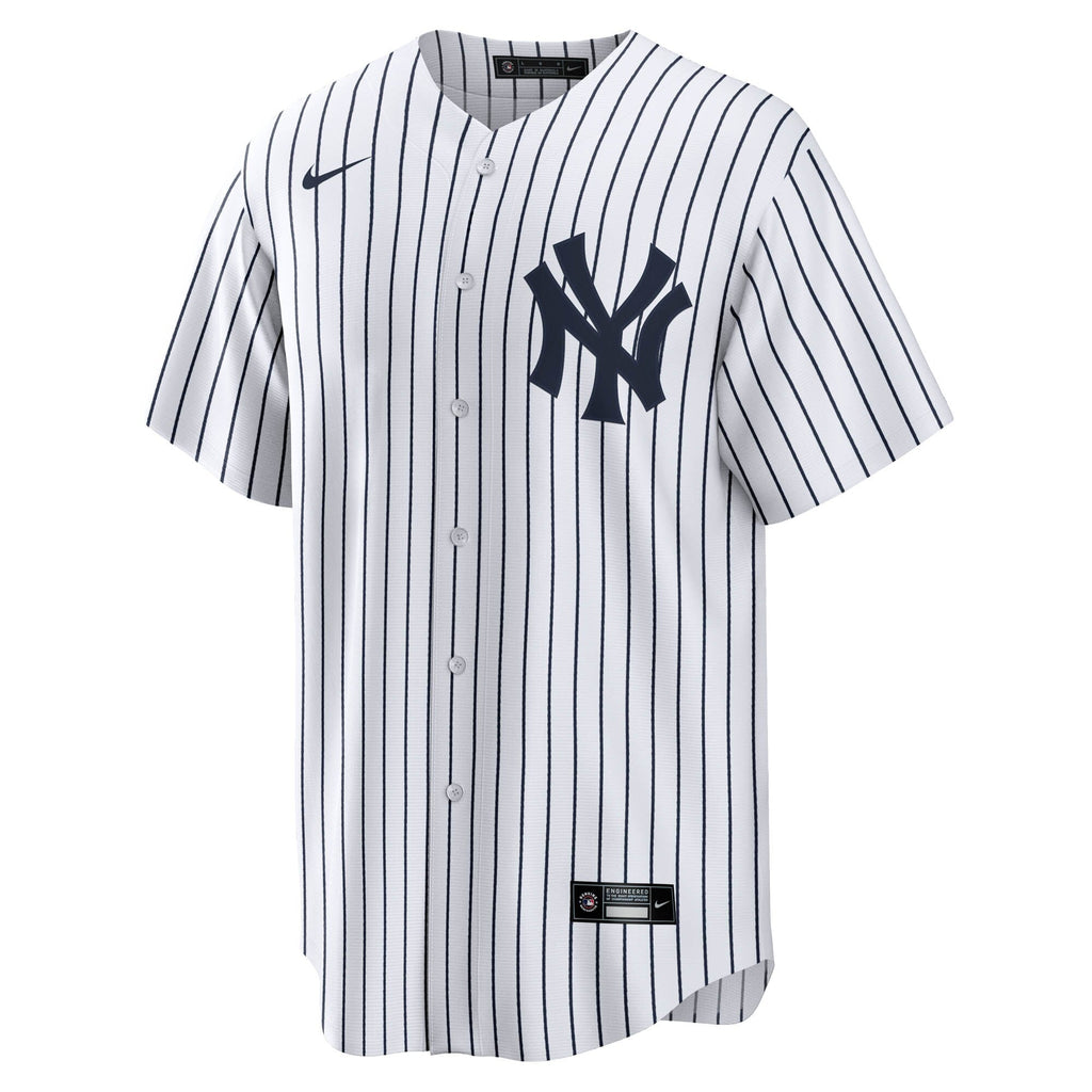 New York Yankees Ben Rice White Home Replica Jersey product image 3, provided for visual reference and product detail review