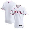 Los Angeles Angels White Home Elite Jersey product image 1, provided for visual reference and product detail review