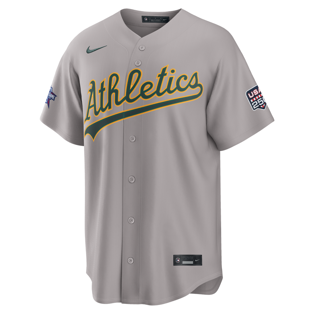 2026 All-Star Game Athletics Shea Langeliers Gray Replica Jersey product image 3, provided for visual reference and product