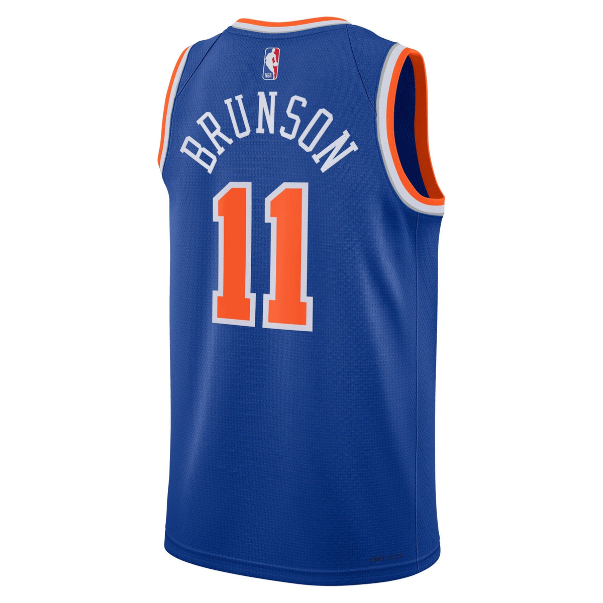 New York Knicks Icon Edition Swingman Jersey - Blue - Jalen Brunson product image 3, provided for visual reference and