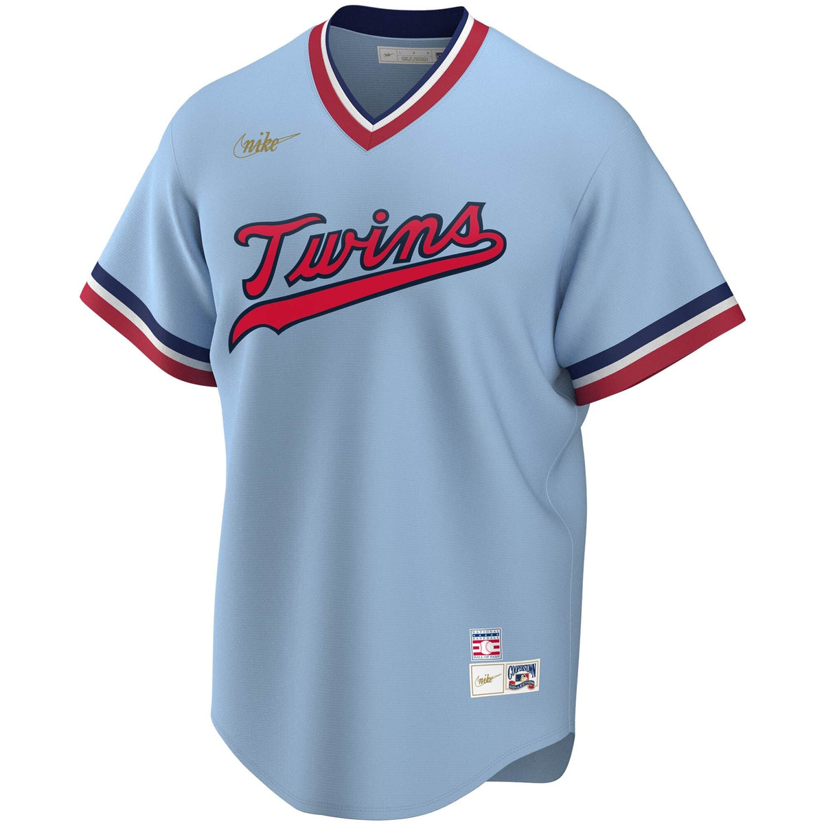 Minnesota Twins Rod Carew Light Blue Road Cooperstown Collection Player Jersey product image 3, provided for visual