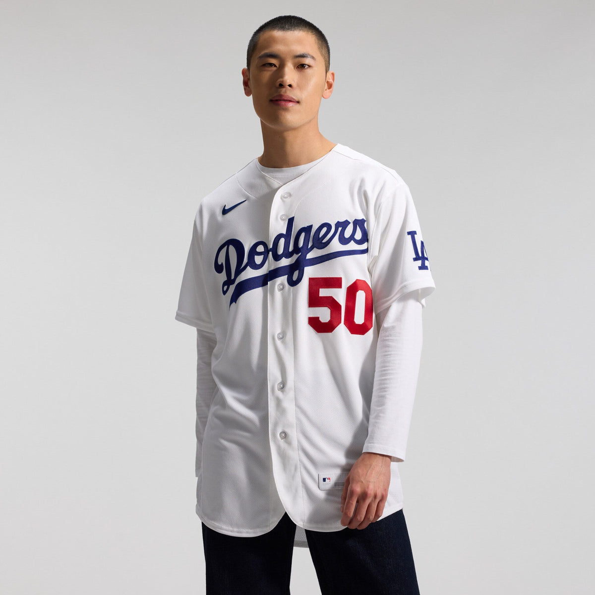 Los Angeles Dodgers Mookie Betts White Home Authentic Jersey product image 5, provided for visual reference and product