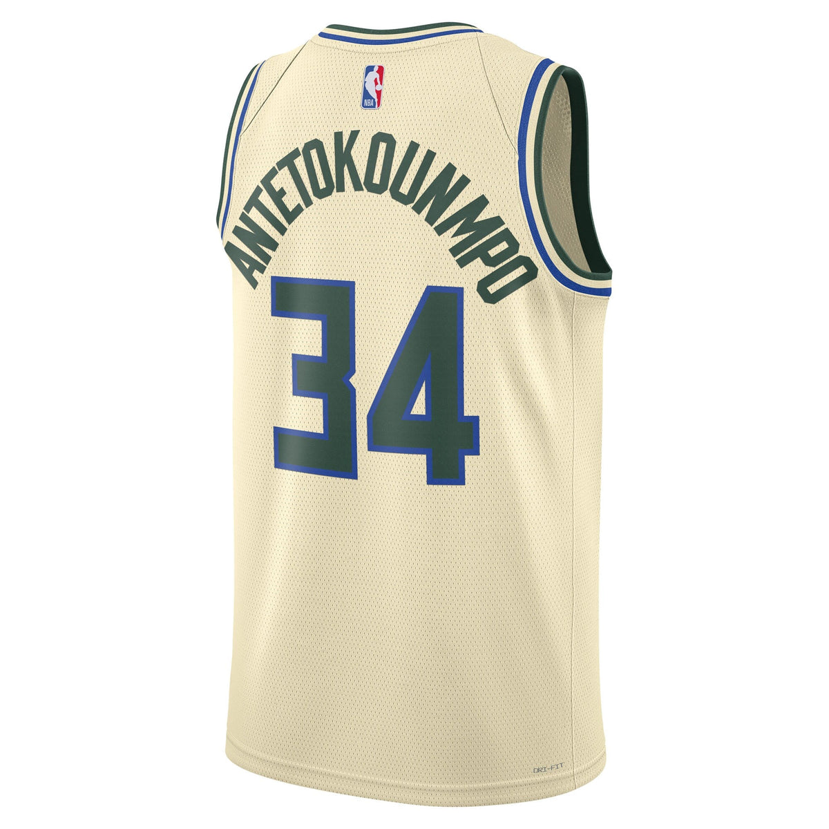 Milwaukee Bucks 2025/26 City Edition Swingman Jersey - Cream - Giannis Antetokounmpo product image 4, provided for visual