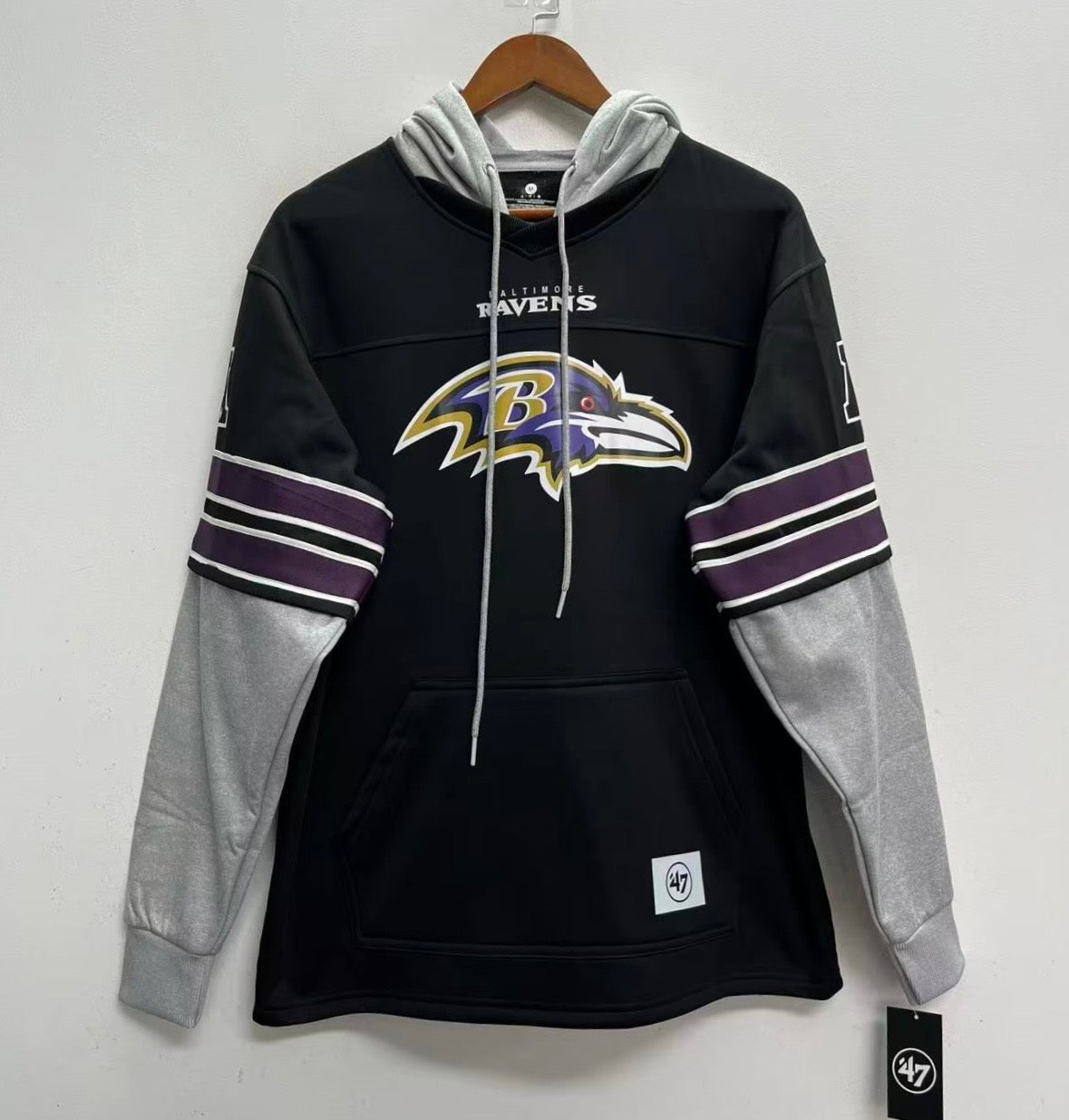 Baltimore Ravens Official NFL 47 brand hoodie product image 1