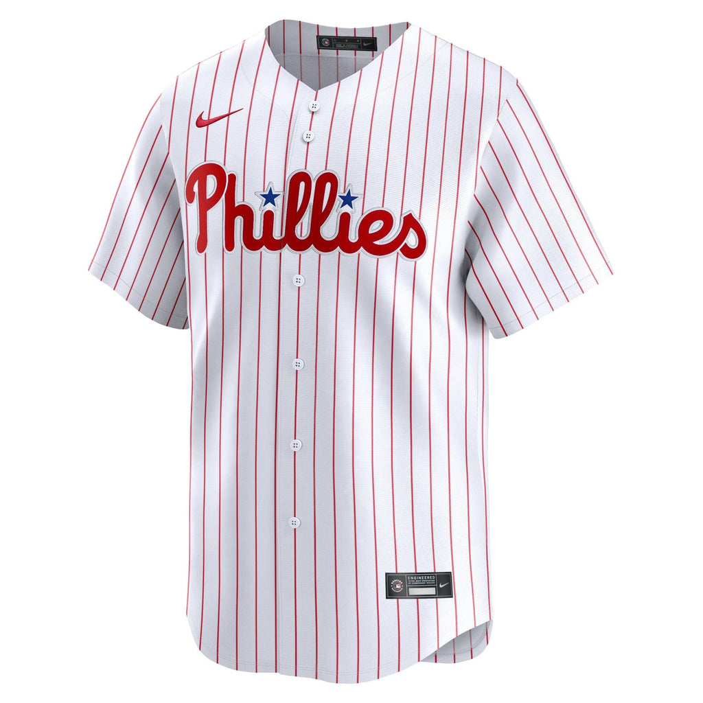 Philadelphia Phillies J.T. Realmuto White Home Limited Player Jersey product image 2, provided for visual reference and