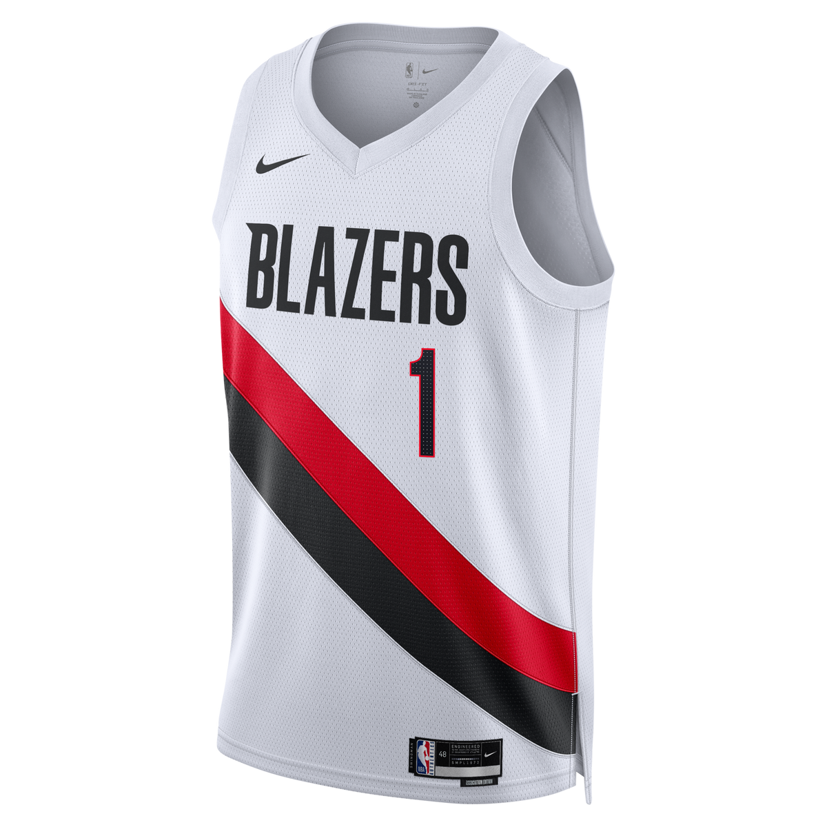 Portland Trail Blazers Replica Association Edition Swingman Jersey - White - Ja Morant product image 3, provided for visual