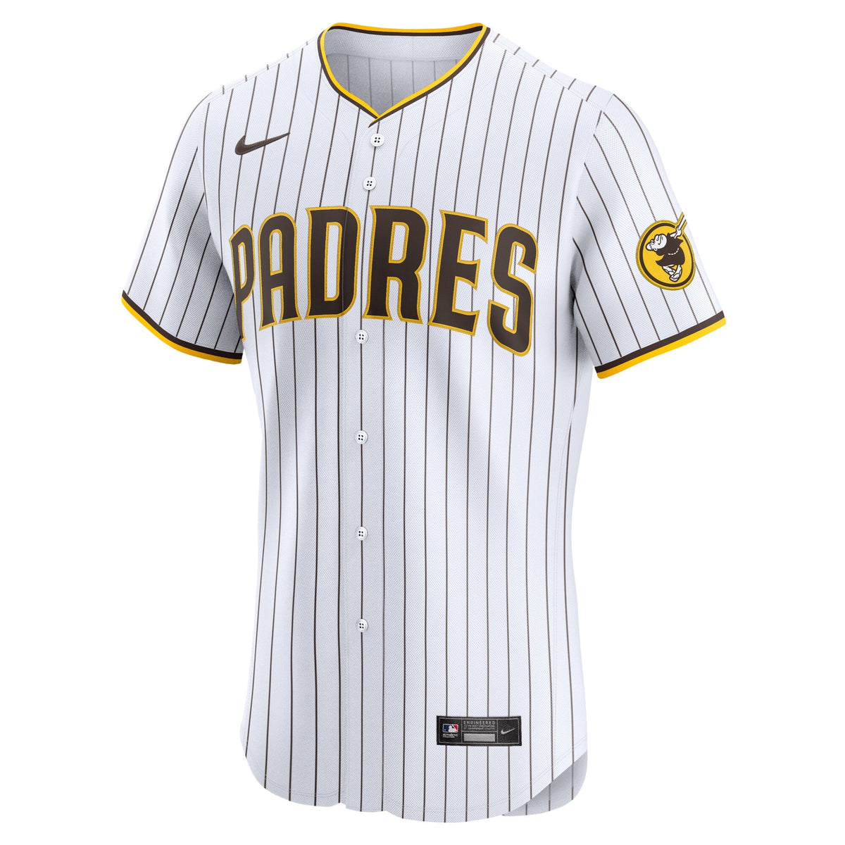 San Diego Padres Manny Machado White Home Elite Jersey product image 3, provided for visual reference and product detail