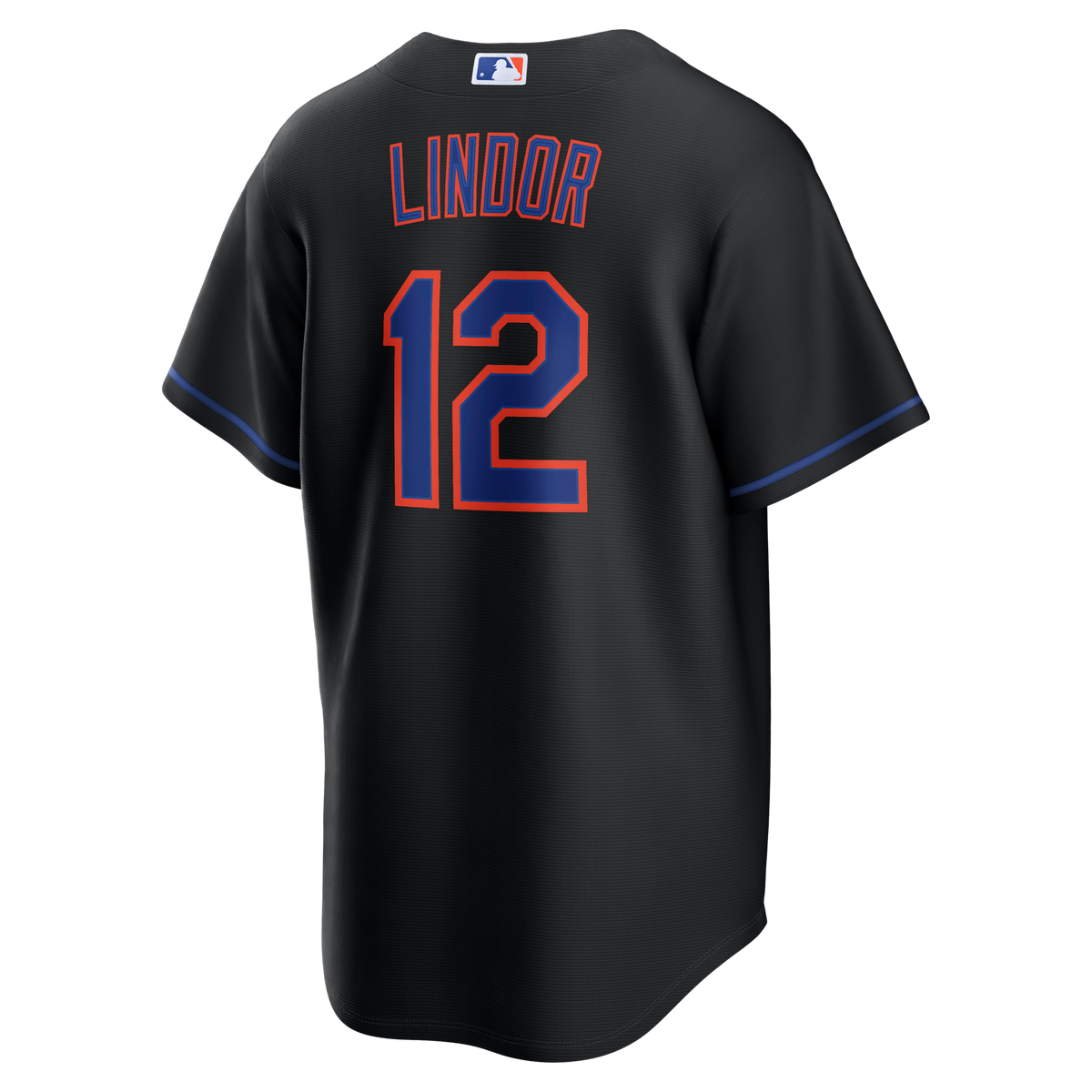 New York Mets Francisco Lindor Black Alternate Replica Jersey product image 4, provided for visual reference and product