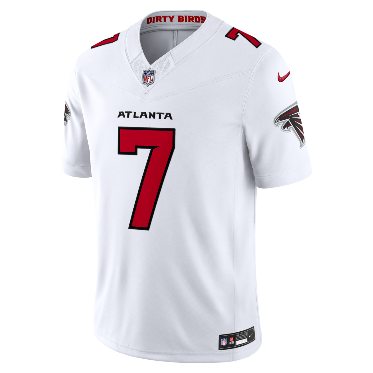 Atlanta Falcons Bijan Robinson White Vapor F.U.S.E. Stitched Limited Jersey product image 3, provided for visual reference