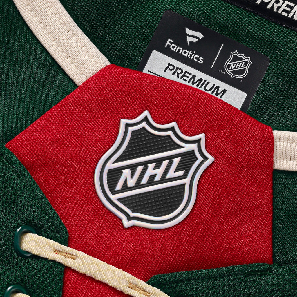 Minnesota Wild Kirill Kaprizov Green Home Premium Jersey product image 6, provided for visual reference and product detail