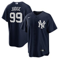 New York Yankees Aaron Judge Navy 2020 Spring Training Replica Player Jersey product image 1, provided for visual reference