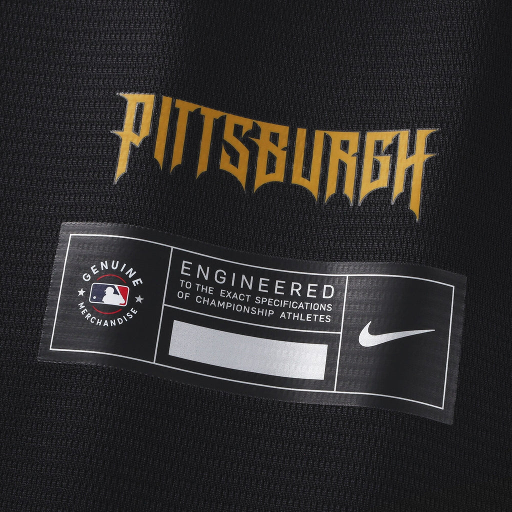 Pittsburgh Pirates Konnor Griffin Black 2026 City Connect Stadium Jersey product image 8, provided for visual reference and