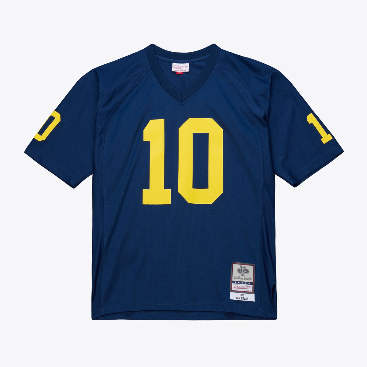 Tom Brady Navy Michigan Wolverines 1999 College Vault Jersey product image 2, provided for visual reference and product