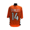 Brandon Stokley Denver Broncos Orange Jersey Beckett BAS product image 1, provided for visual reference and product detail