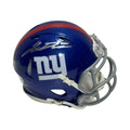 Jaxson Dart Autographed New York Giants Speed Mini Helmet Fanatics product image 1, provided for visual reference and