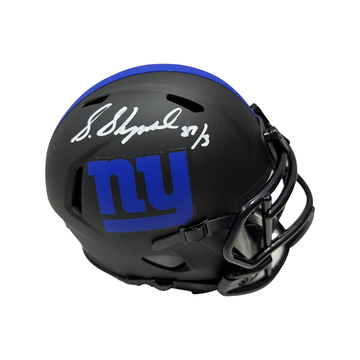Sterling Shepard Autographed New York Giants Eclipse Mini Helmet JSA product image 1, provided for visual reference and