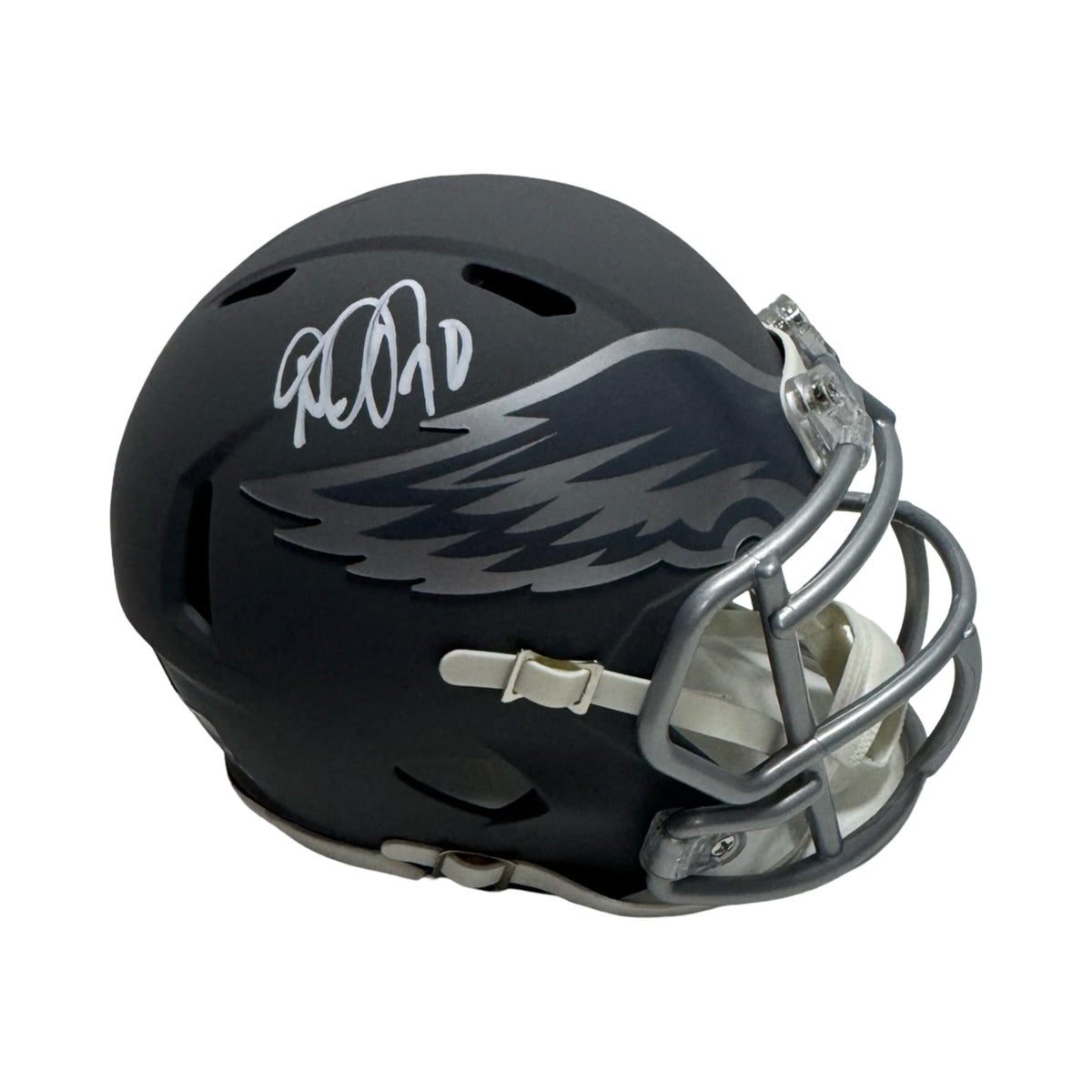 Desean Jackson Autographed Philadelphia Eagles Slate Mini Helmet Beckett BAS product image 1, provided for visual reference
