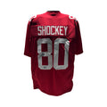 Jeremy Shockey New York Giants Red Jersey Beckett BAS product image 1, provided for visual reference and product detail
