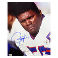 Lawrence Taylor Autographed New York Giants On Bench 11x14 Steiner CX product image 1, provided for visual reference and