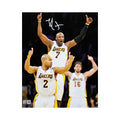Lamar Odom Autographed Los Angeles Lakers w/ Derek Fisher 8x10 Steiner CX product image 1, provided for visual reference and