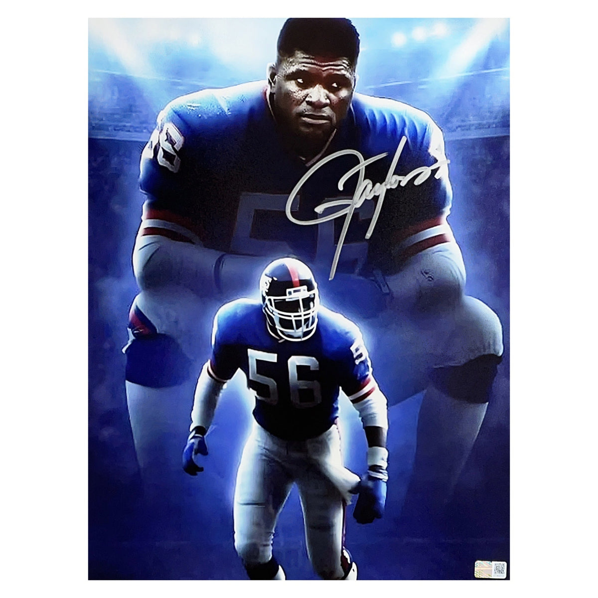 Lawrence Taylor Autographed New York Giants Edit 11x14 Steiner CX product image 1, provided for visual reference and product
