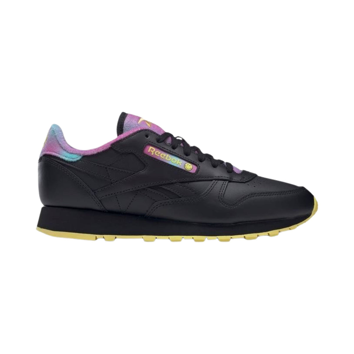 Reebok Classic Leather Smiley 50th Anniversary Black - 10.5 product image 1, provided for visual reference and product