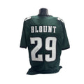 LeGarrett Blount Autographed Philadelphia Eagles Green Jersey JSA product image 1, provided for visual reference and product