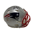 LeGarett Blount Autographed New England Patriots Mini Helmet JSA product image 1, provided for visual reference and product