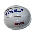 Stephane Matteau Autographed New York Rangers White Mini Helmet Steiner CX product image 1, provided for visual reference