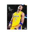 Lamar Odom Autographed Los Angeles Lakers Scream 1 8x10 Steiner CX product image 1, provided for visual reference and
