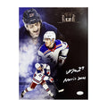 Adam Fox Autographed New York Rangers Edit 11x14 Norris 2021 Inscription JSA product image 1, provided for visual reference