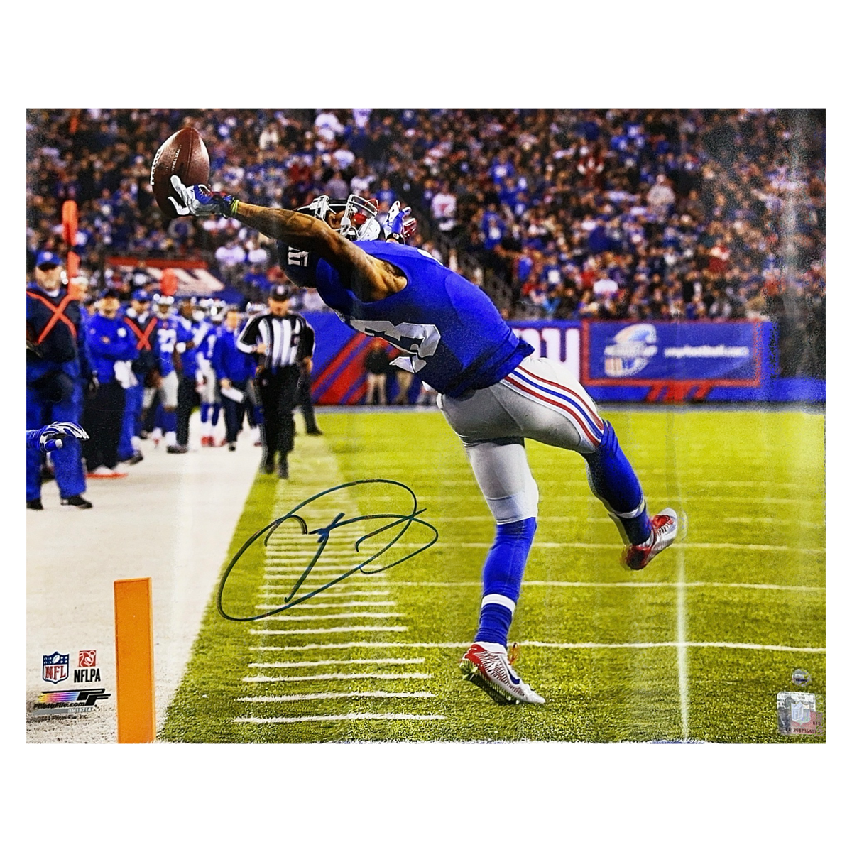 Odell Beckham Jr Autographed New York Giants The Catch 16x20 Steiner product image 1, provided for visual reference and