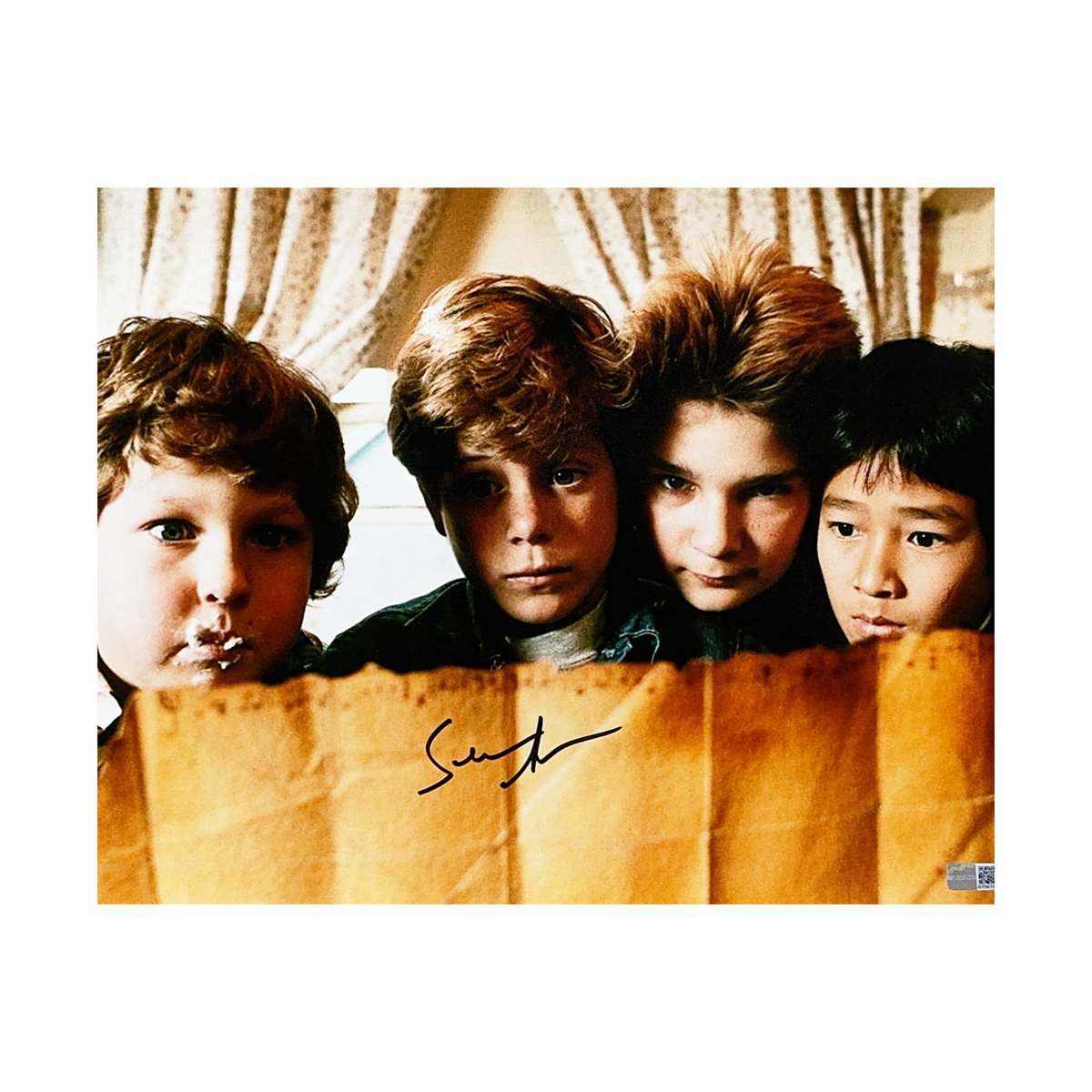 Sean Astin Autographed Goonies Map 11x14 Steiner CX product image 1, provided for visual reference and product detail review